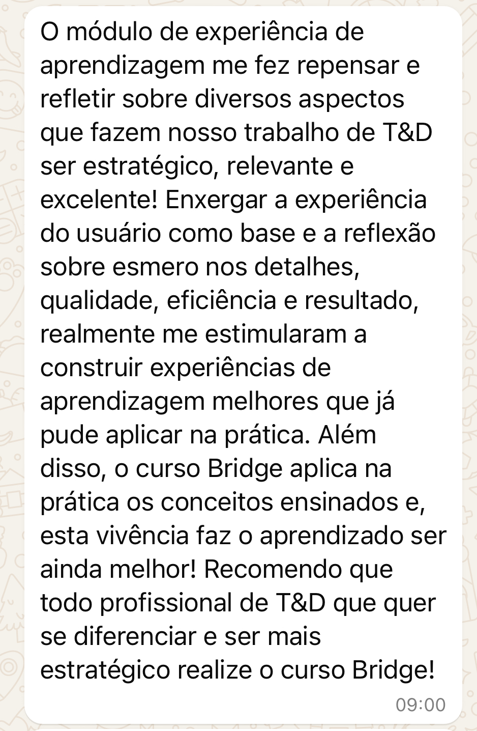 DEPOIMENTO 3 EXPERIÊNCIA DE APRENDIZAGEM